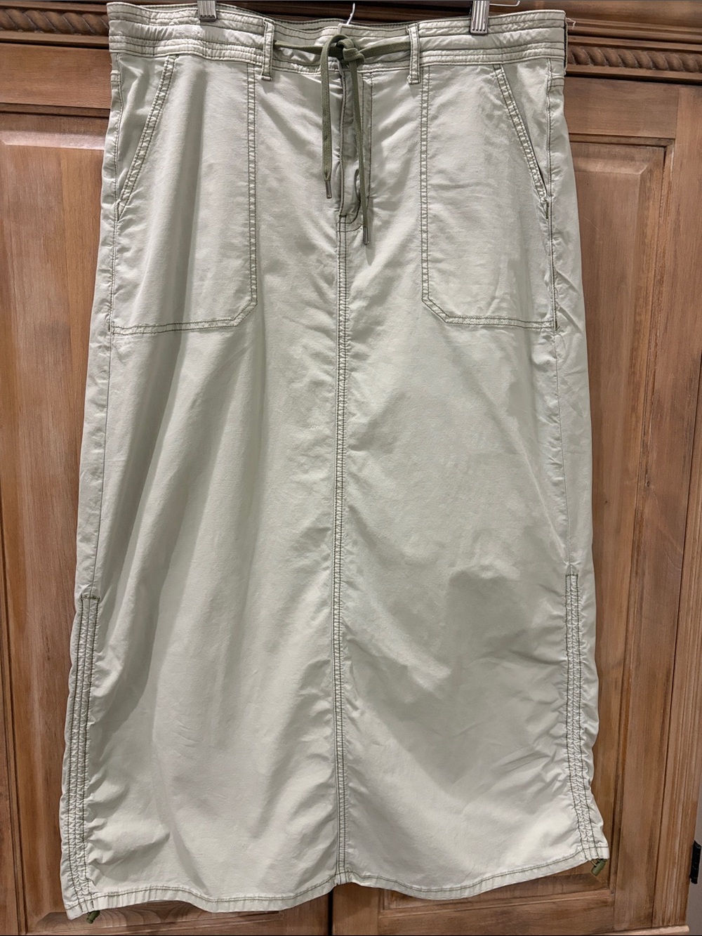 American Eagle Outfitters Sage Drawstring Utility Cargo Skirt